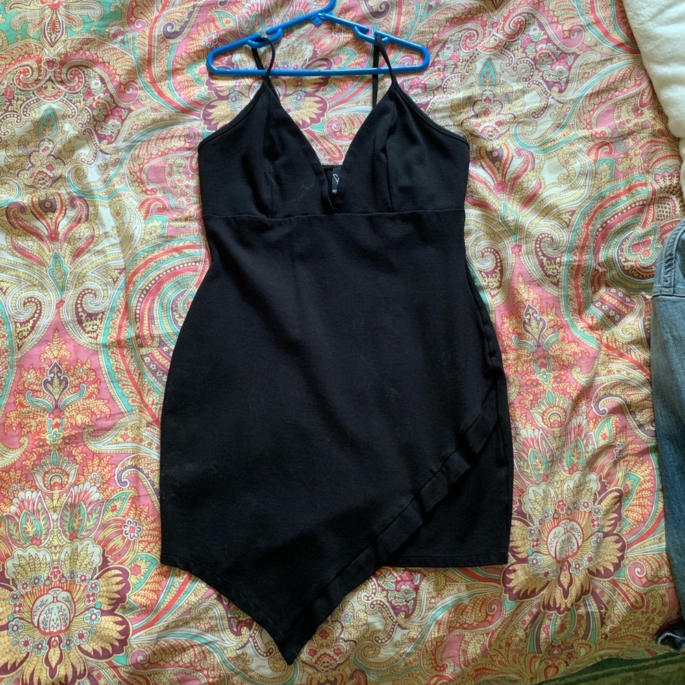 Black cocktail dress